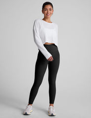 white long sleeve top