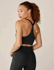 black racerback powerbeyond bra top.