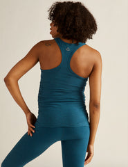 blue maternity tank top.