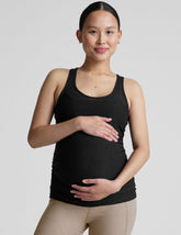 black maternity tank top