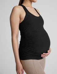 black maternity tank top