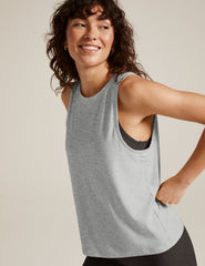 gray tank top
