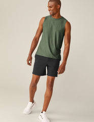 green mens sleeveless muscle tank top.