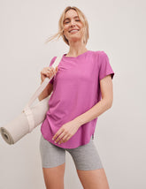 pink relaxed fit t-shirt.