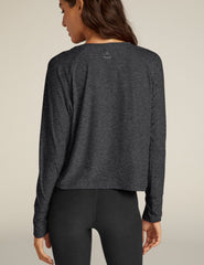 black long sleeve pullover.