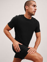 black men's t-shirt.