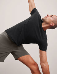 black men's t-shirt.