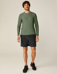 green mens long sleeve shirt.