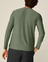green mens long sleeve shirt.