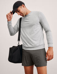 gray mens long sleeve pullover