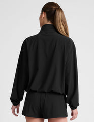 black half zip pullover