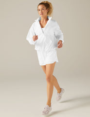 white half zip pullover