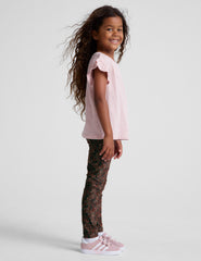 leopard printed toddler leggings.