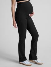black maternity bootcut pants.