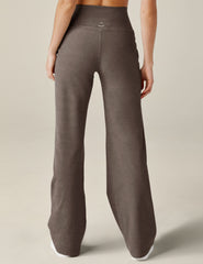 brown high-waisted wide leg pants.