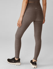 brown midi legging