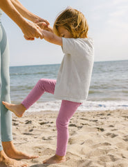 pink toddler leggings