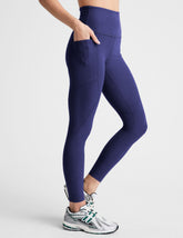 blue legging with pocket at sides