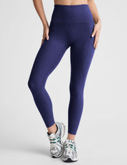 blue legging with pocket at sides