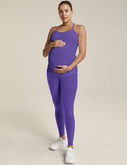 purple maternity tank top