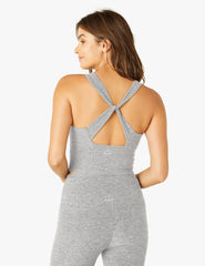 Spacedye Twist Through Cropped Tank