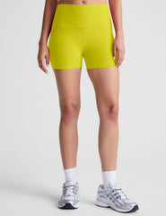 yellow 3" inseam biker shorts.