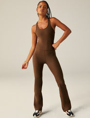 brown jumpsuit