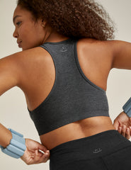 charcoal padded sports bra.