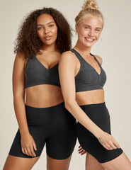 charcoal padded sports bra.