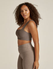 brown square neck bra top.