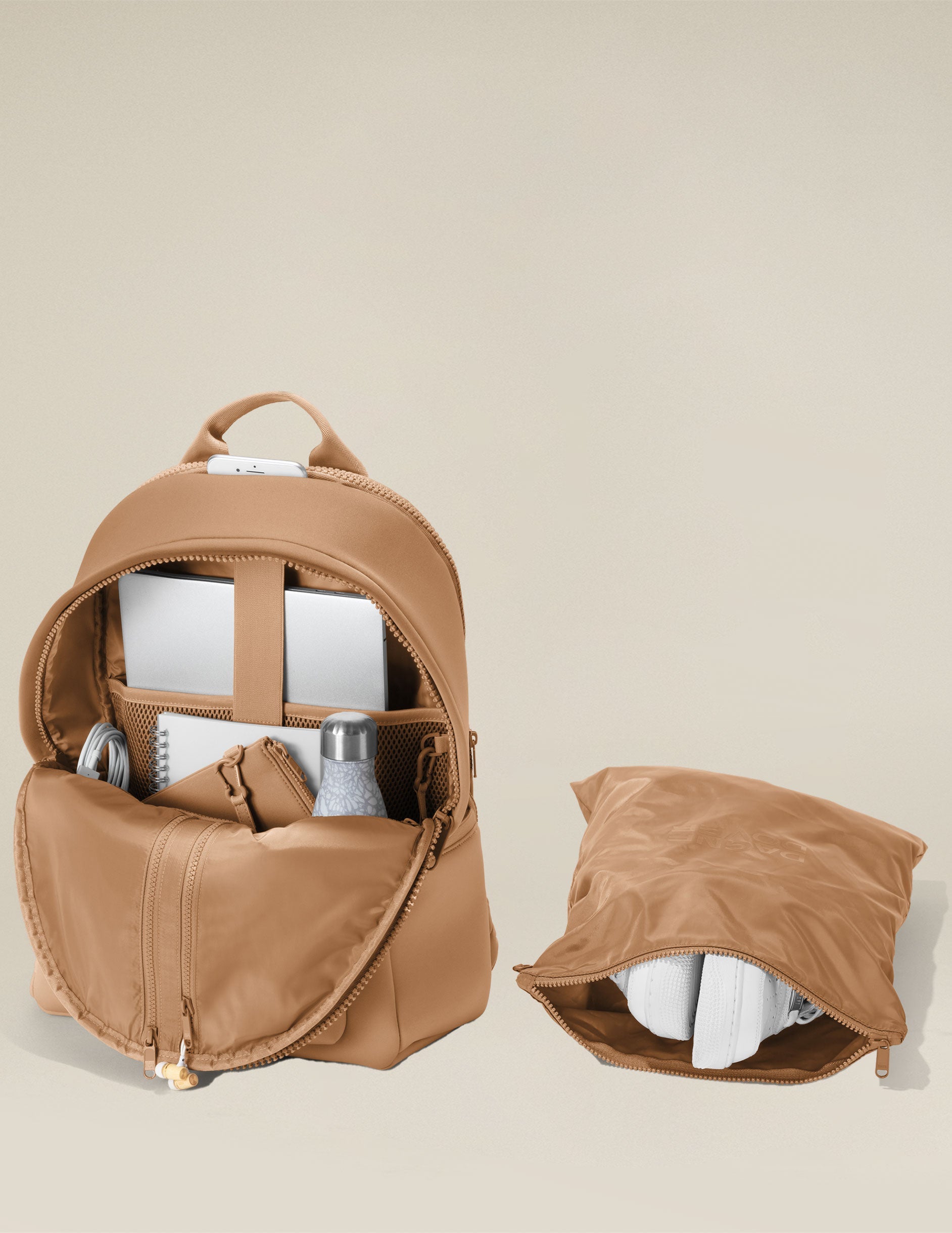 brown dagne dover backpack.