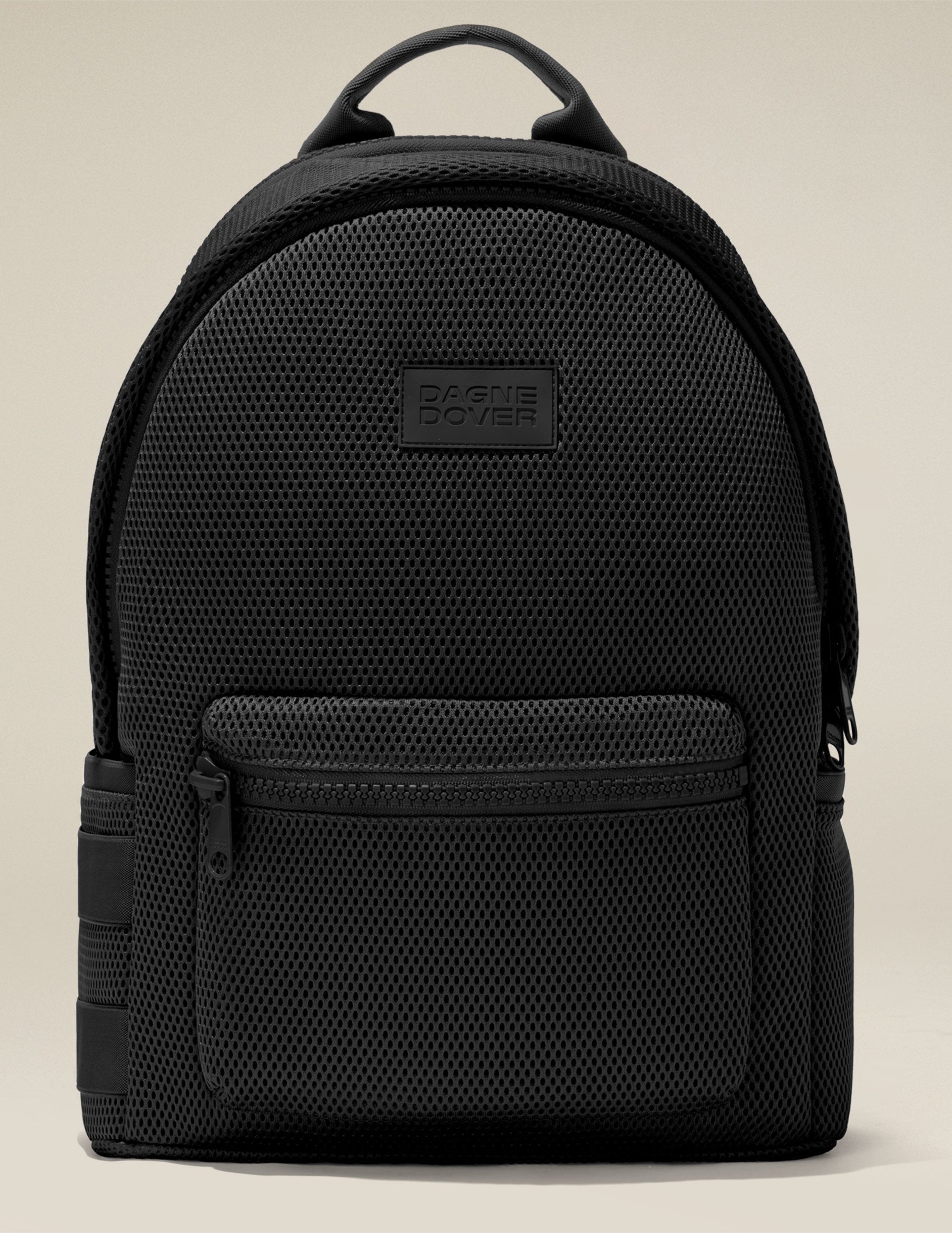 black dagne dover mesh backpack.