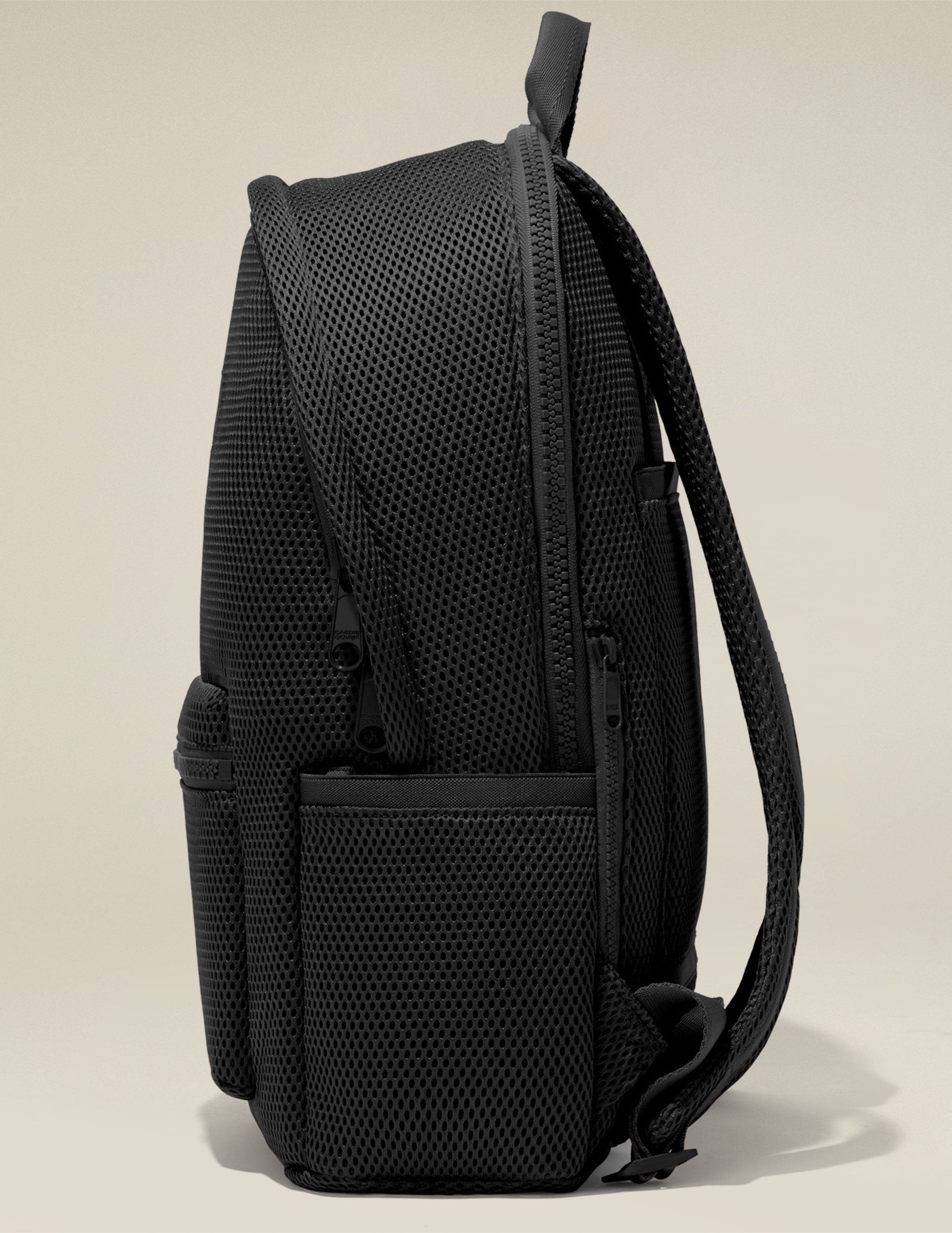 black dagne dover mesh backpack.
