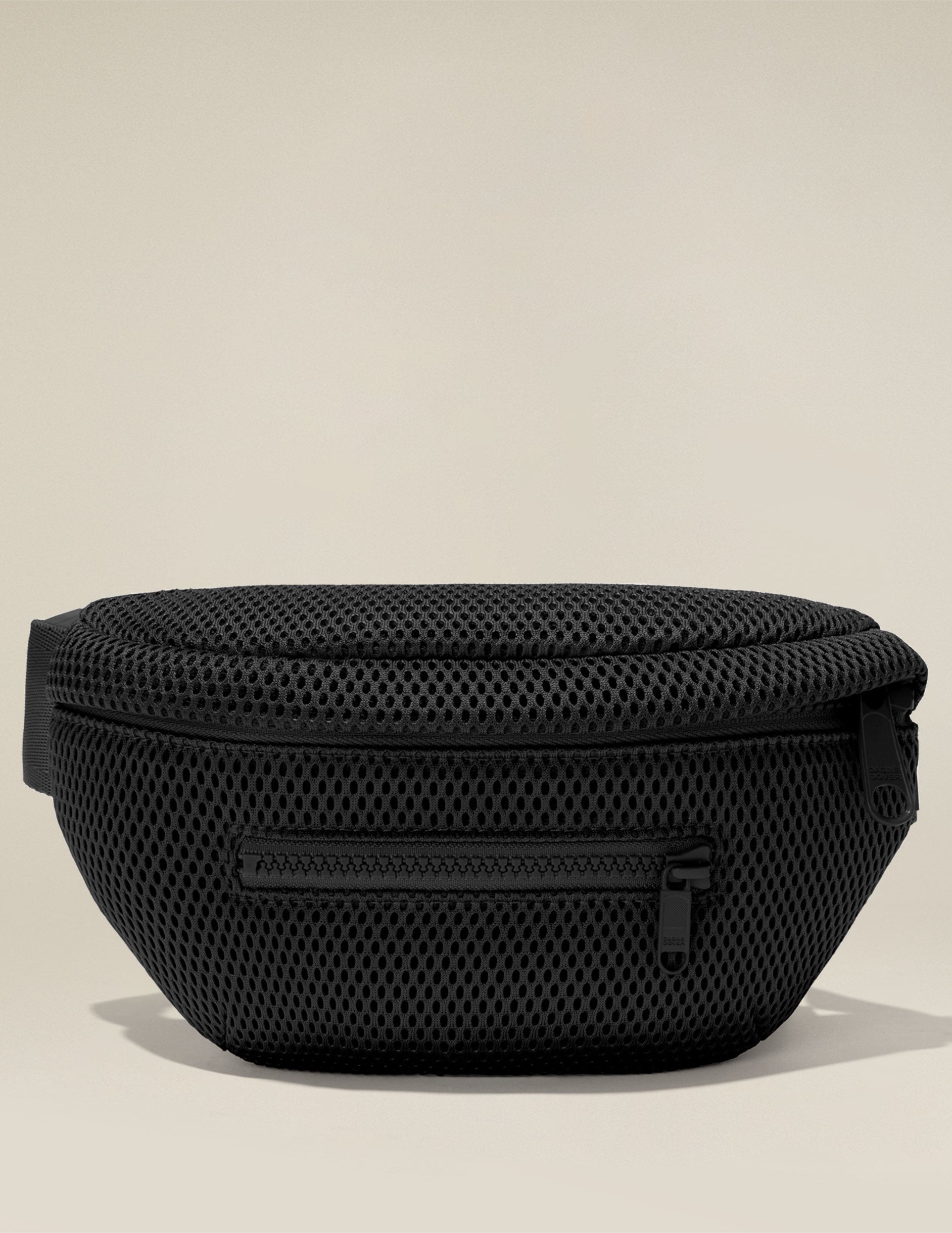 black mesh dagne dover fanny pack.