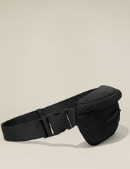 black mesh dagne dover fanny pack.