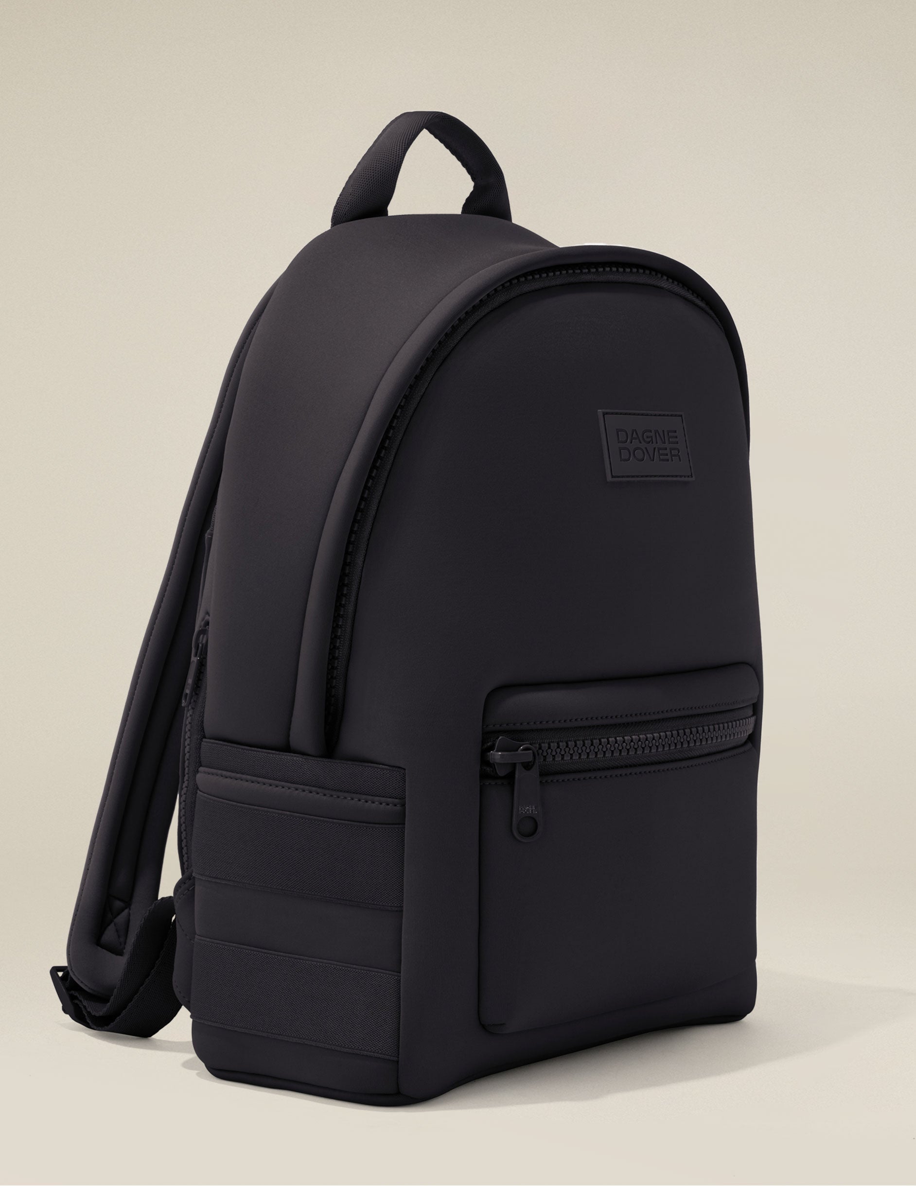 black medium size dagne dover backpack.