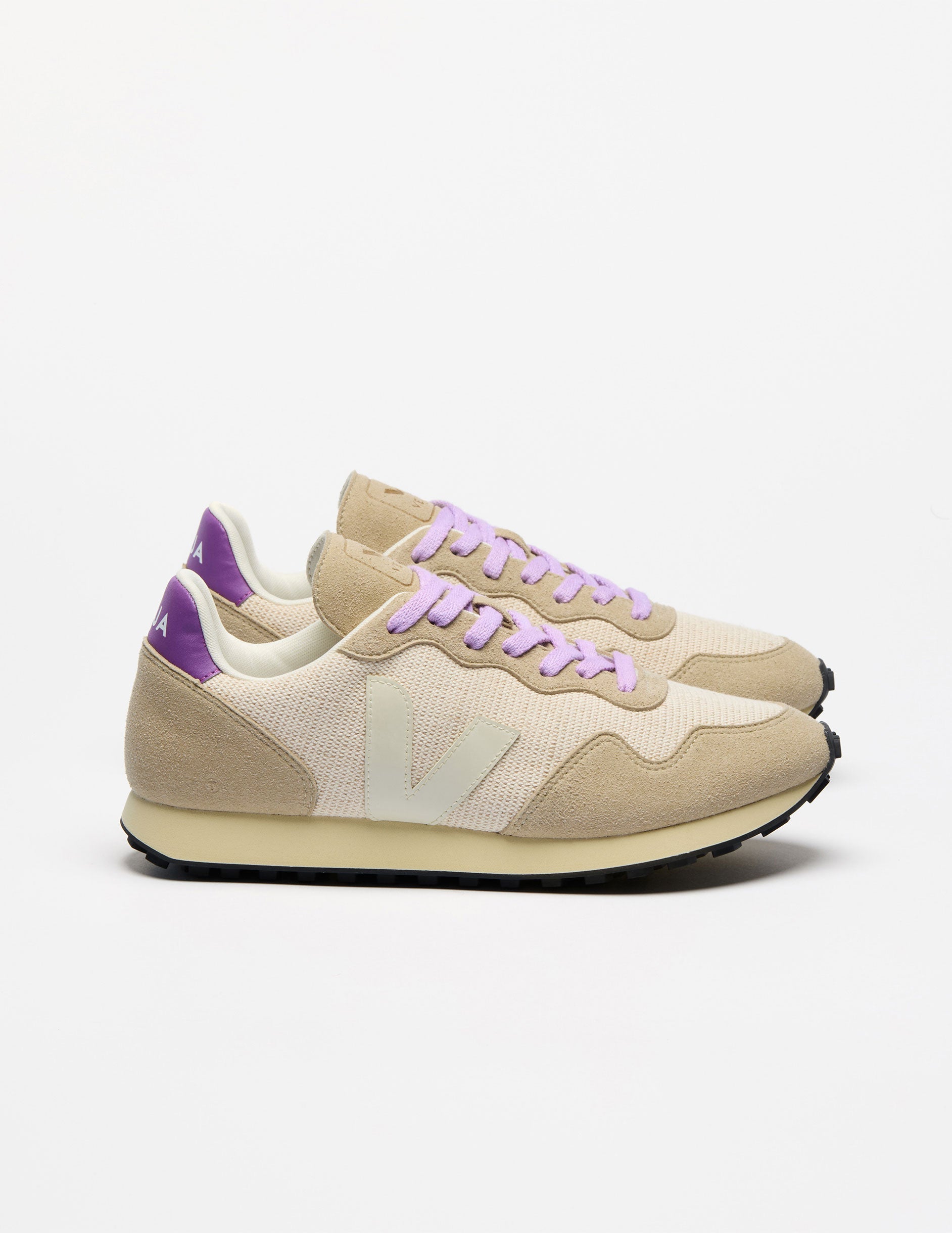 multi-colored VEJA sneakers.