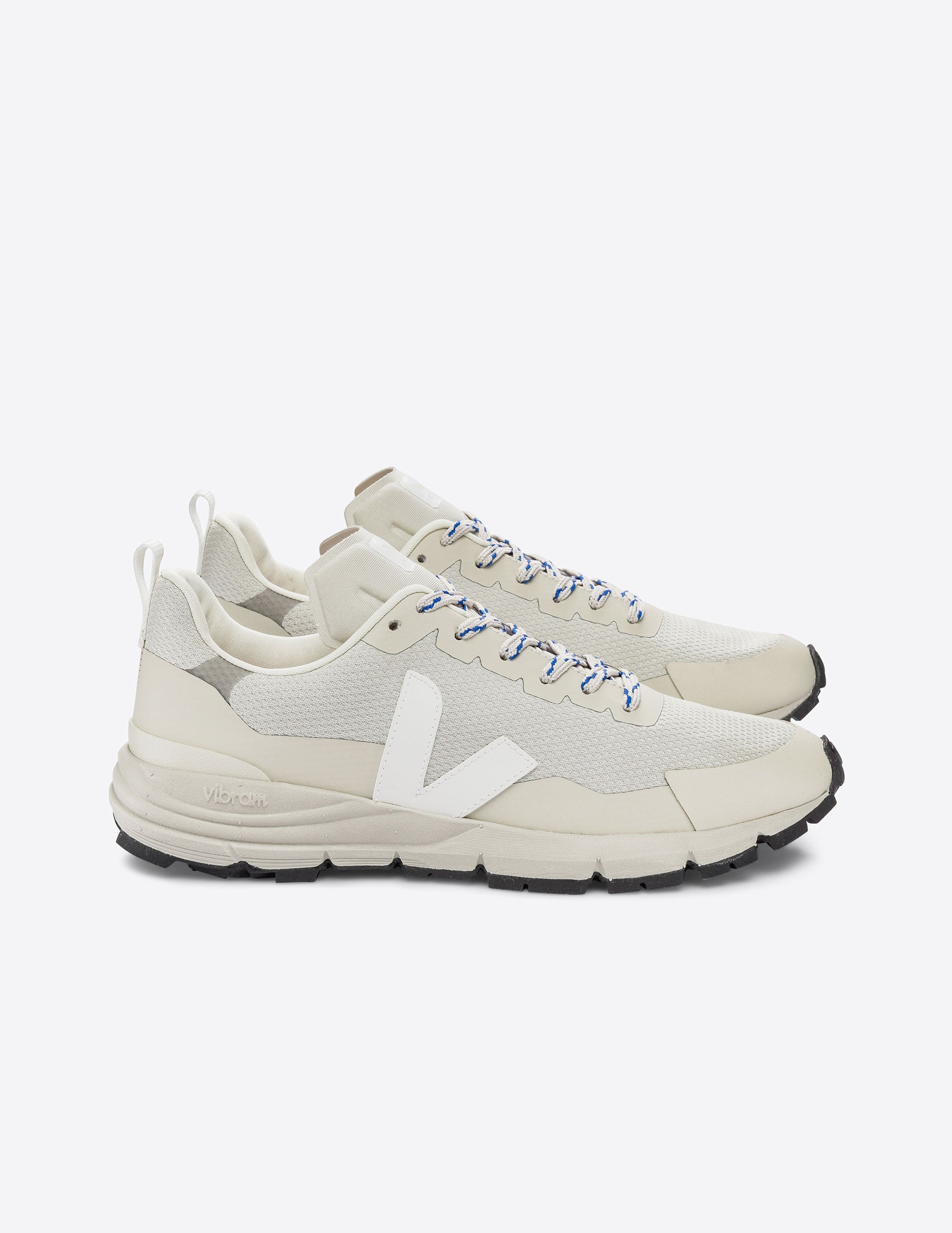 white VEJA sneakers for outdoor activities.
