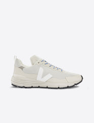 white VEJA sneakers for outdoor activities.