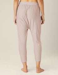 beige drop crotch pant