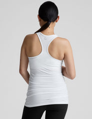 white maternity tank top