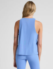 blue relaxed fit tank top.