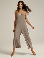 brown jumpsuit