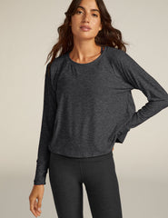 black long sleeve pullover.