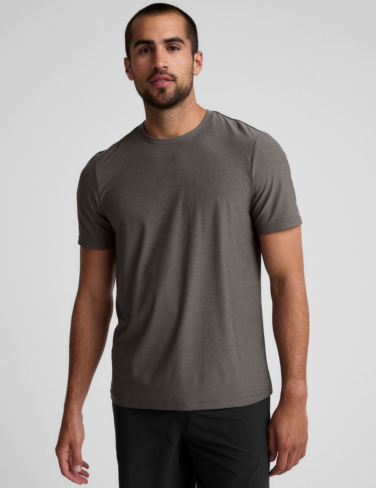 gray short sleeve men's t-shirt.