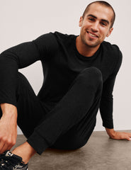 black men's long sleeve.