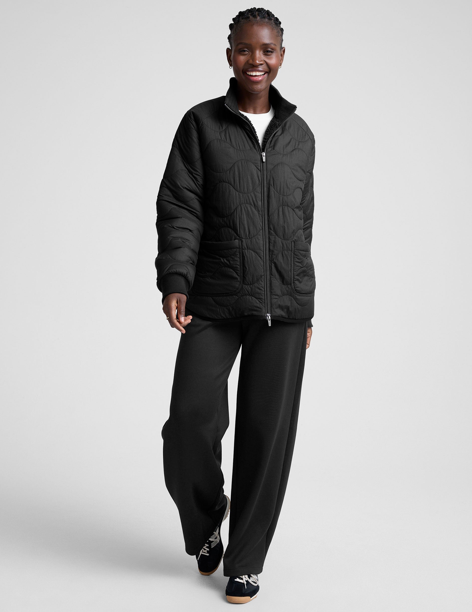 2-Way Quilted Jacket