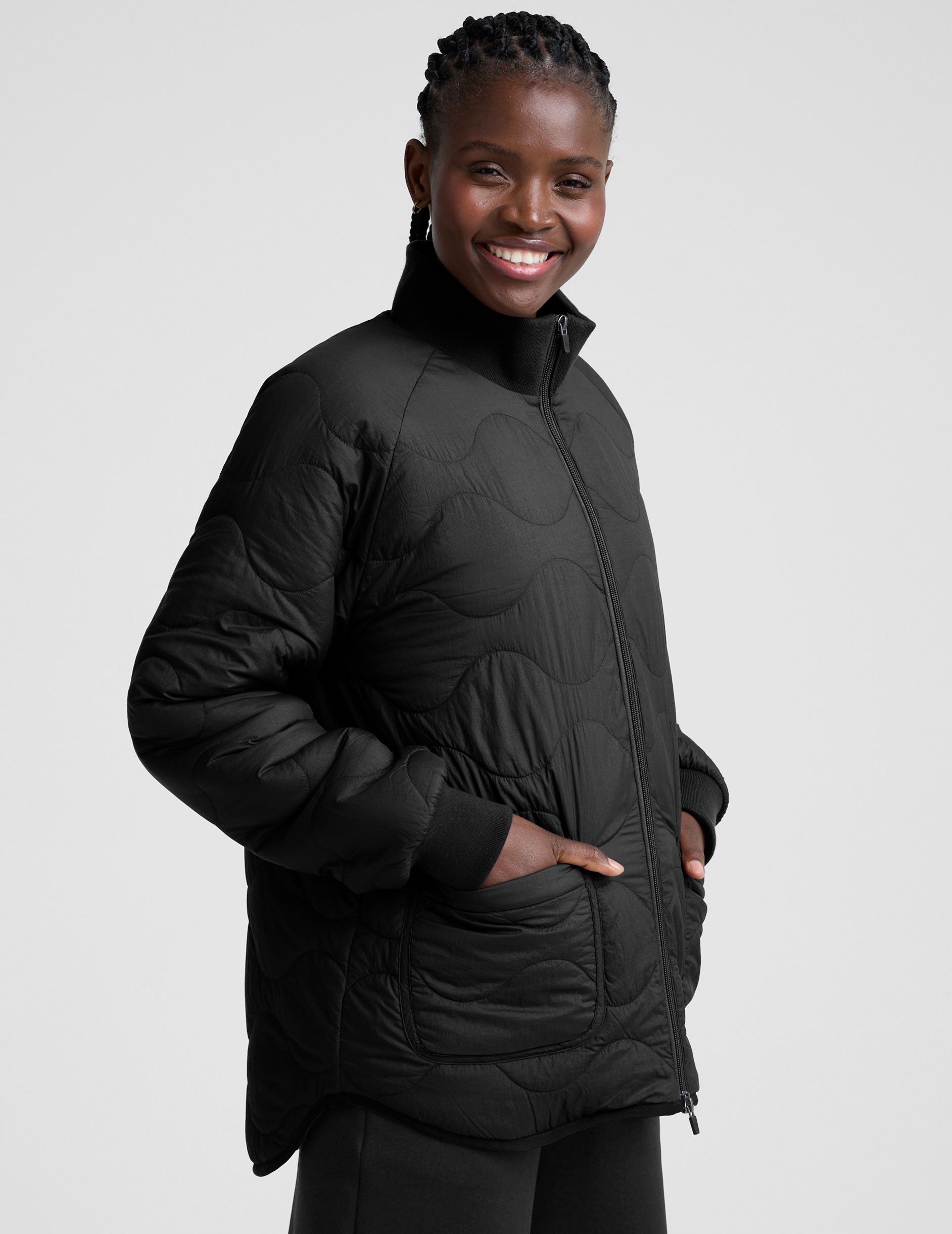 2-Way Quilted Jacket