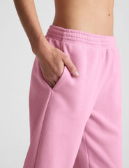 pink jogger pants.