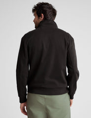 men black half zip up pullover